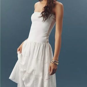 WeWoreWhat Strapless White Dress